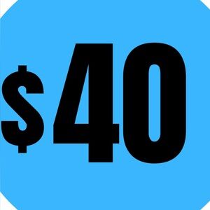 Unlisted Live Show Item. This is for my live shows for any item that is $40.